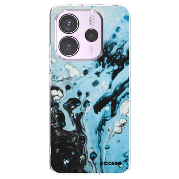 Picasee silikónový prehľadný obal pre Xiaomi Redmi Note 14 4G - Organic blue