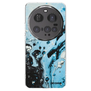 Picasee silikónový prehľadný obal pre Xiaomi 15 Ultra - Organic blue