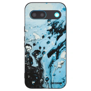 Picasee silikónový čierny obal pre Google Pixel 8 - Organic blue