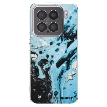 Picasee silikónový prehľadný obal pre Xiaomi 15 - Organic blue