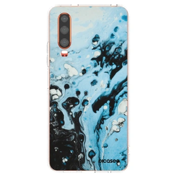 Picasee silikónový prehľadný obal pre Huawei P30 - Organic blue