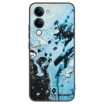 Picasee silikónový čierny obal pre Vivo Y29s 5G - Organic blue