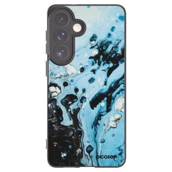 Picasee silikónový čierny obal pre Samsung Galaxy S26+ - Organic blue