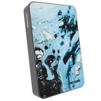 Picasee Powerbanka s MagSafe 10 000 mAh Šedá - Organic blue