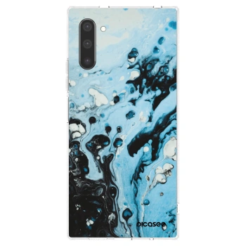 Picasee silikónový prehľadný obal pre Samsung Galaxy Note 10 N970F - Organic blue