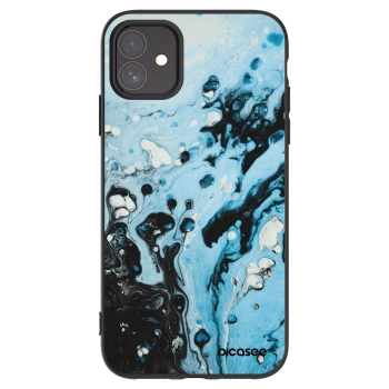 Picasee silikónový čierny obal pre Apple iPhone 11 - Organic blue