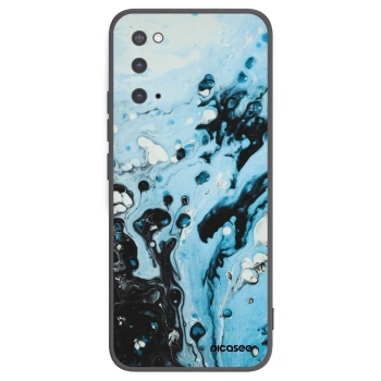 Picasee silikónový čierny obal pre Samsung Galaxy S20 G980F - Organic blue