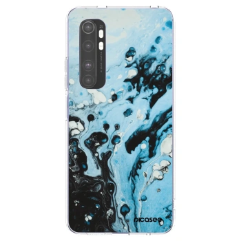 Picasee silikónový prehľadný obal pre Xiaomi Mi Note 10 Lite - Organic blue