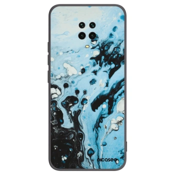 Picasee silikónový čierny obal pre Xiaomi Redmi Note 9S - Organic blue