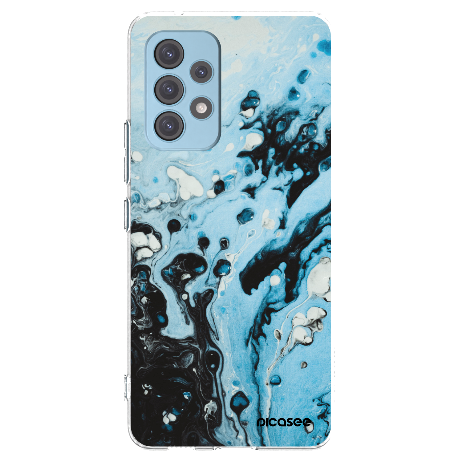 Silikónový prehľadný obal pre Samsung Galaxy A53 5G A536 - Organic blue