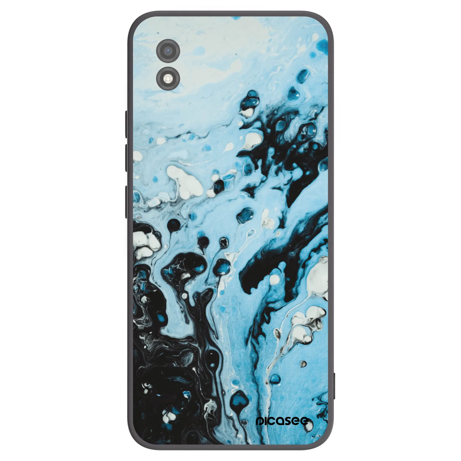 Picasee silikónový čierny obal pre Realme C11 (2021) - Organic blue