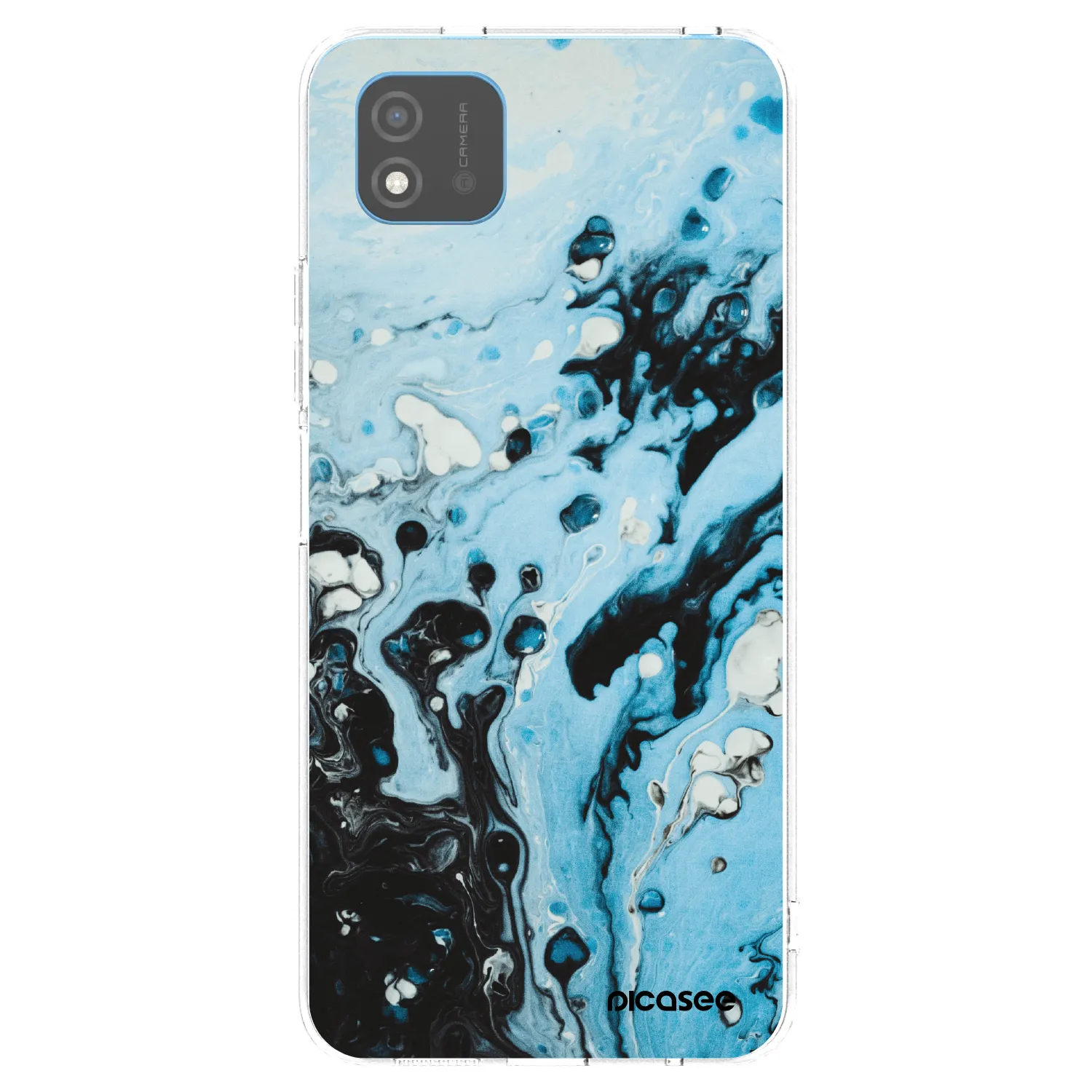 Picasee silikónový prehľadný obal pre Realme C11 (2021) - Organic blue
