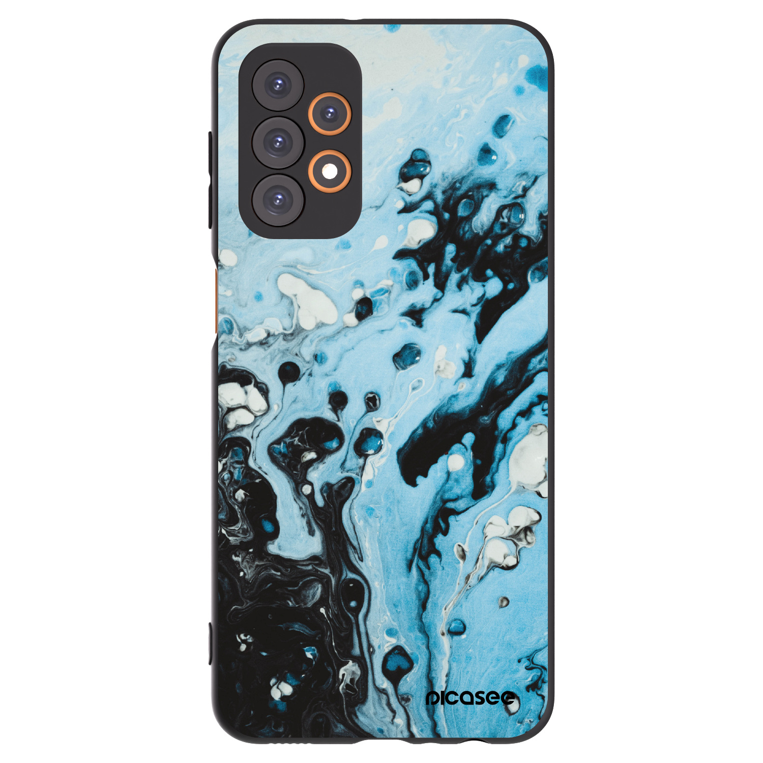 Picasee silikónový čierny obal pre Samsung Galaxy A23 A235F 4G - Organic blue