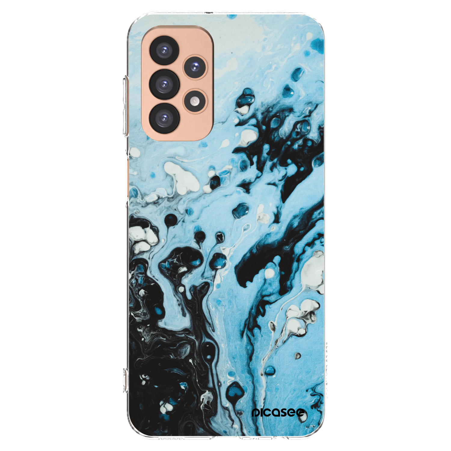 Silikónový prehľadný obal pre Samsung Galaxy A23 A236B 5G - Organic blue