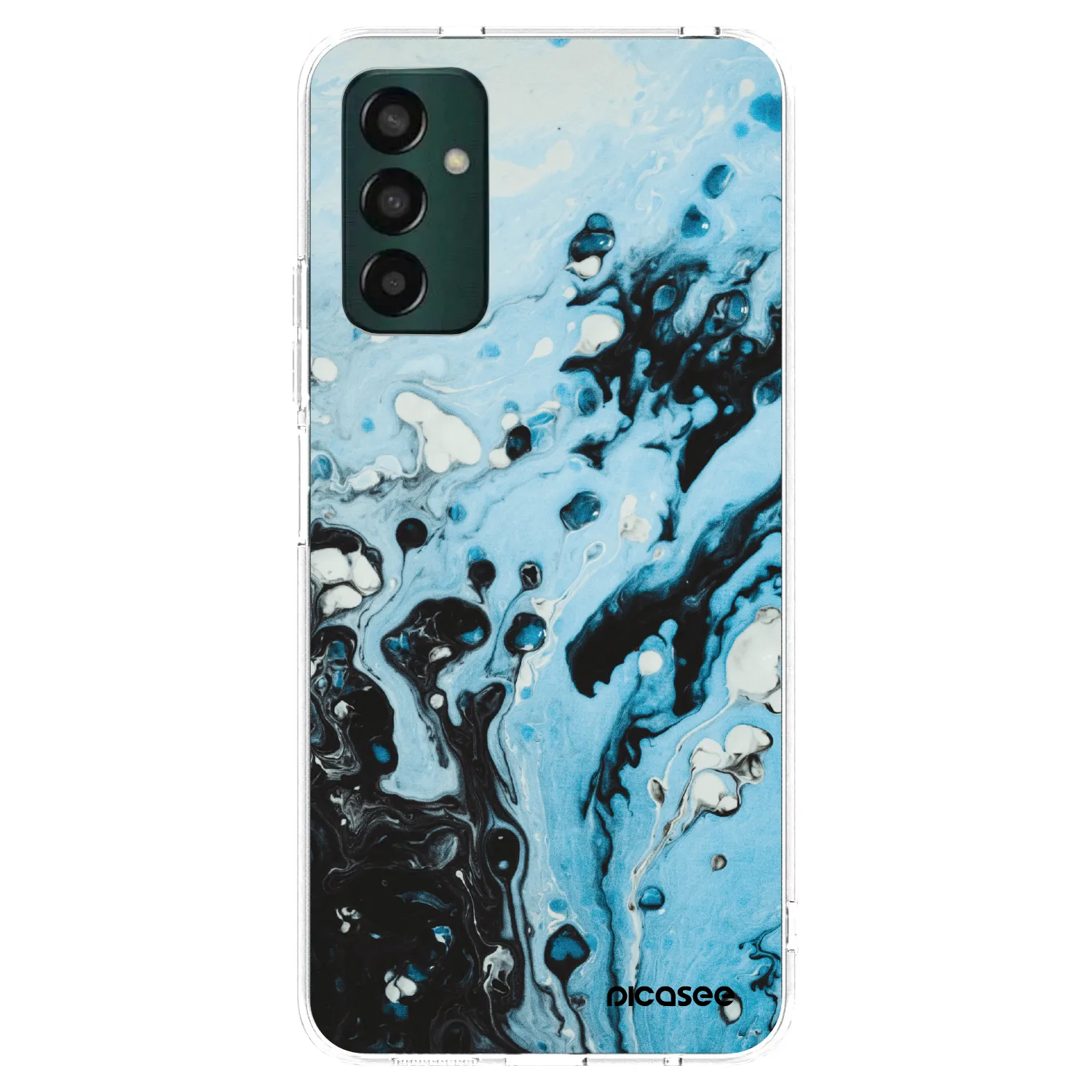 Picasee silikónový prehľadný obal pre Samsung Galaxy M23 5G - Organic blue