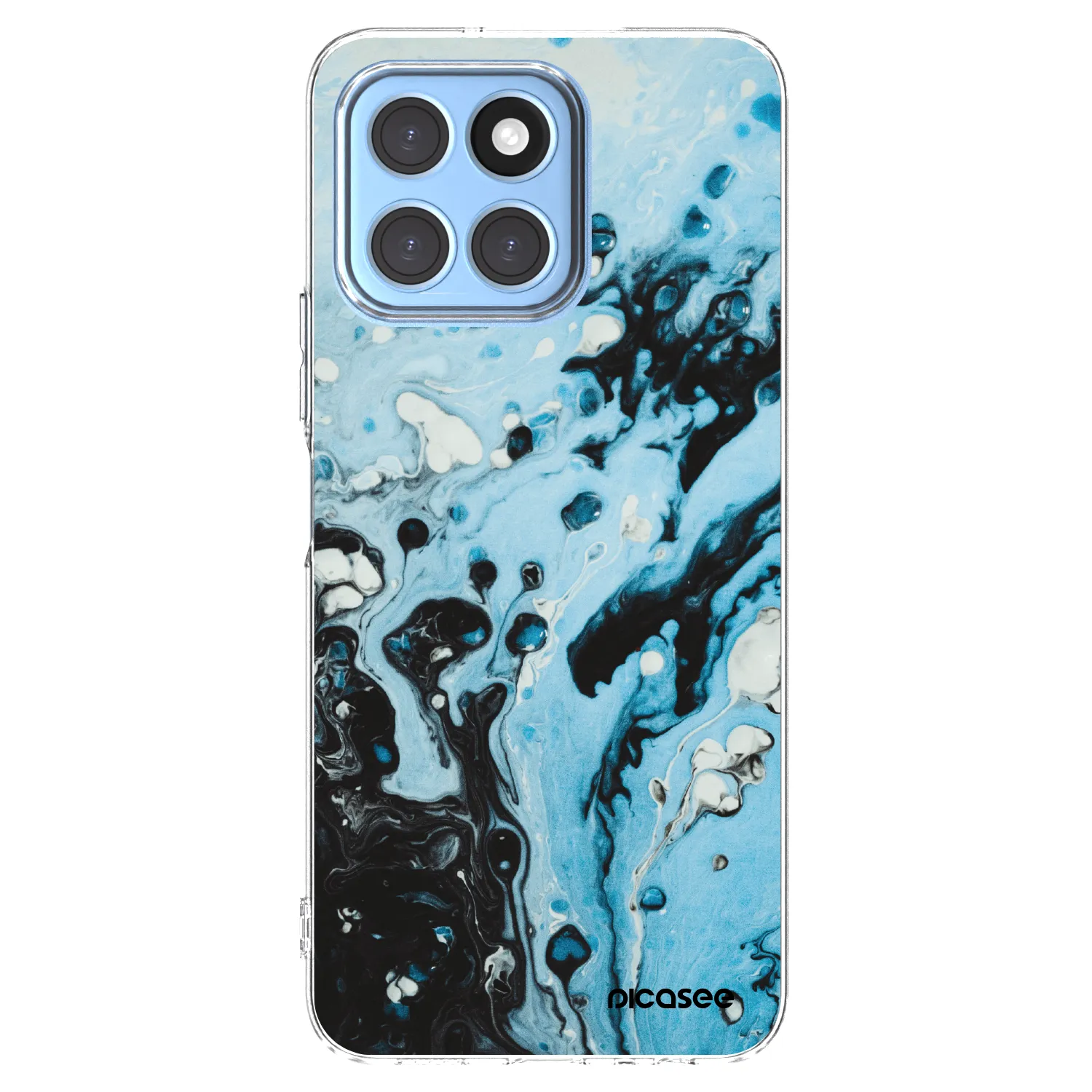 Picasee silikónový prehľadný obal pre Honor X6 - Organic blue