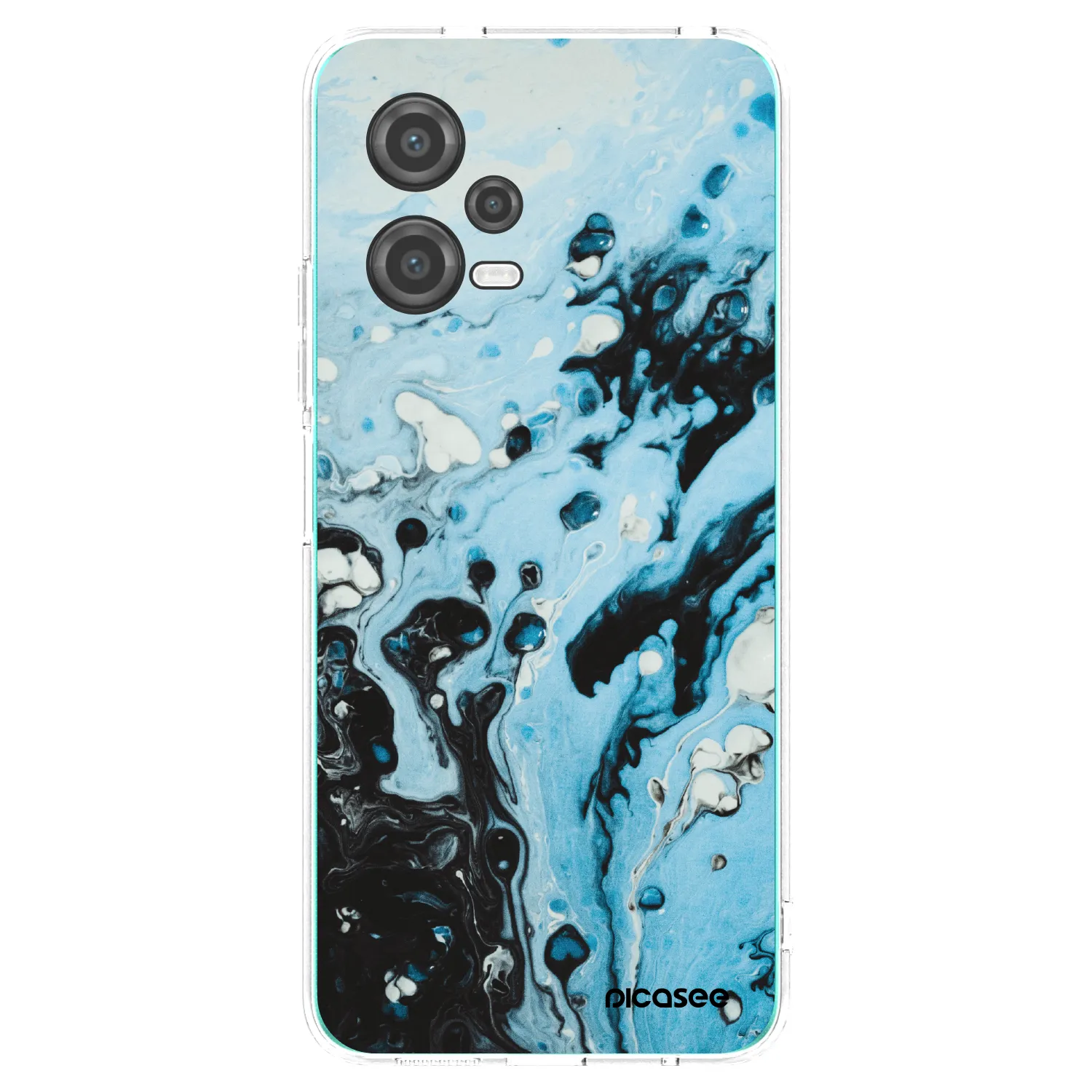Picasee silikónový prehľadný obal pre Xiaomi Poco X5 - Organic blue