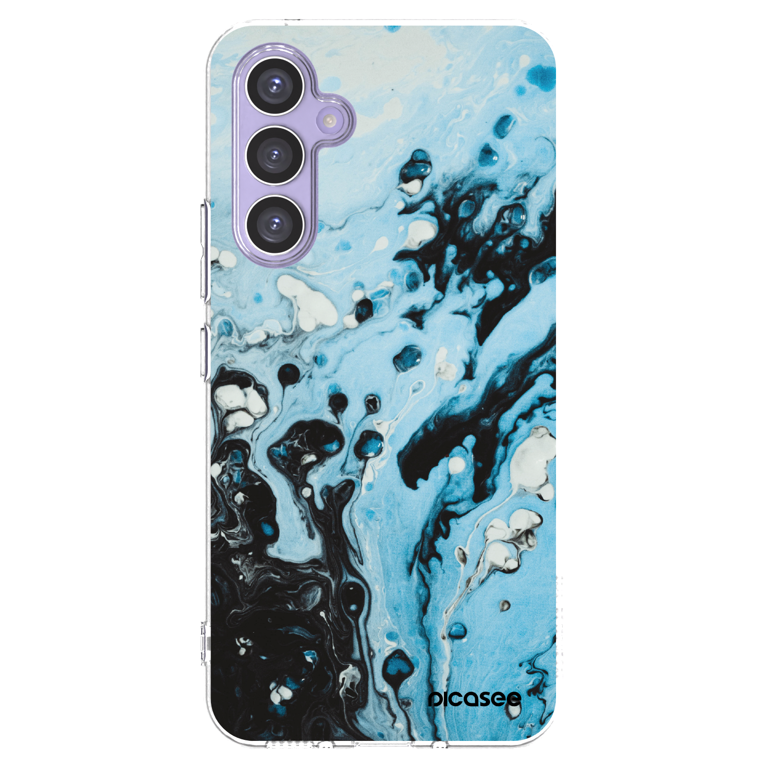 Picasee silikónový prehľadný obal pre Samsung Galaxy A54 5G A546B - Organic blue