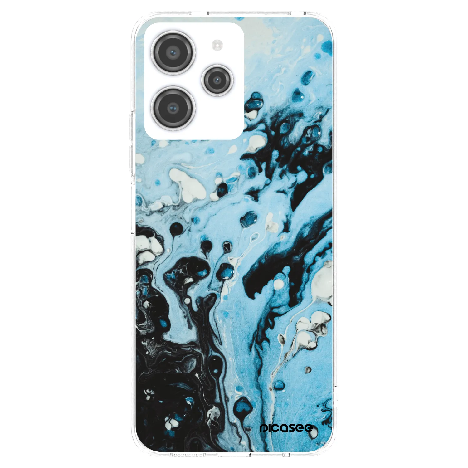 Silikónový prehľadný obal pre Xiaomi Redmi 12 4G - Organic blue