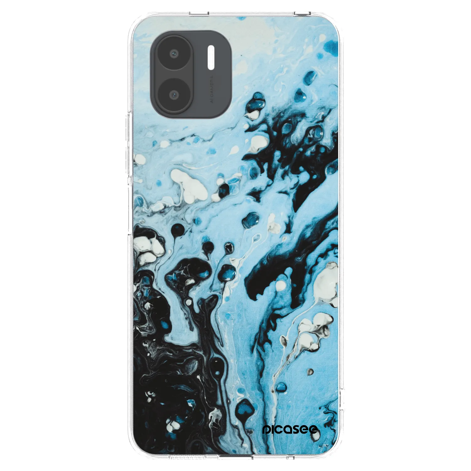 Picasee silikónový prehľadný obal pre Xiaomi Redmi A2 - Organic blue