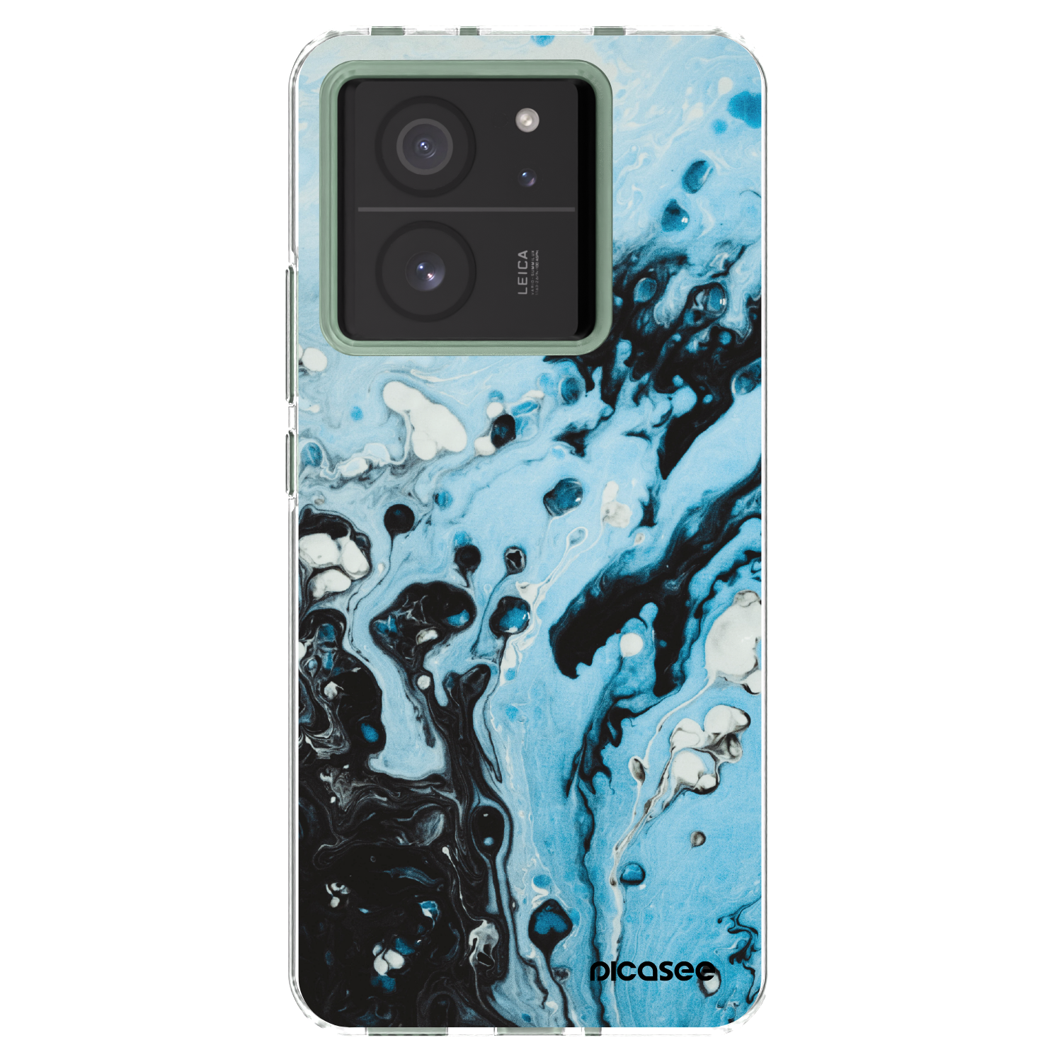 Picasee silikónový prehľadný obal pre Xiaomi 13T - Organic blue