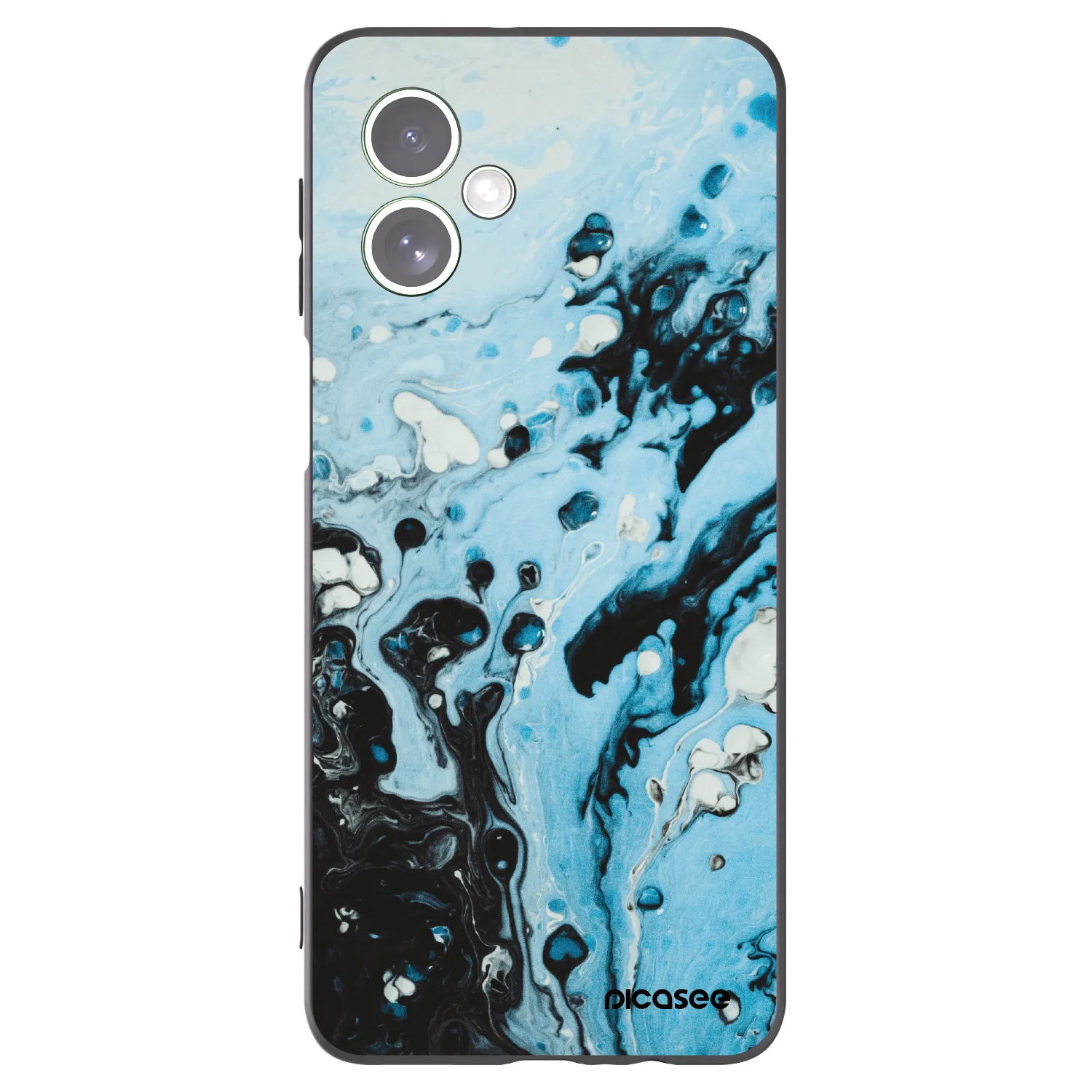 Silikónový čierny obal pre Motorola Moto G54 5G - Organic blue