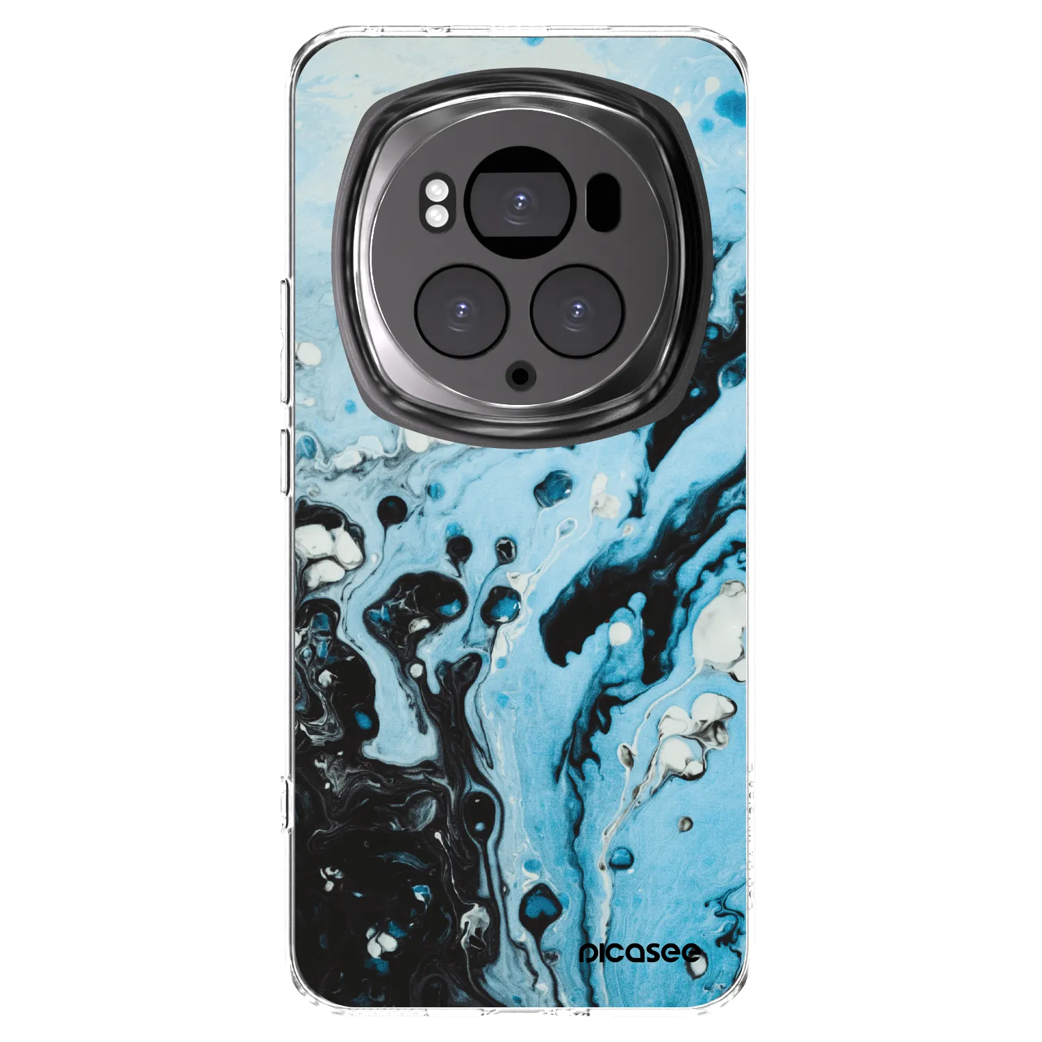 Picasee silikónový prehľadný obal pre Honor Magic6 Pro - Organic blue