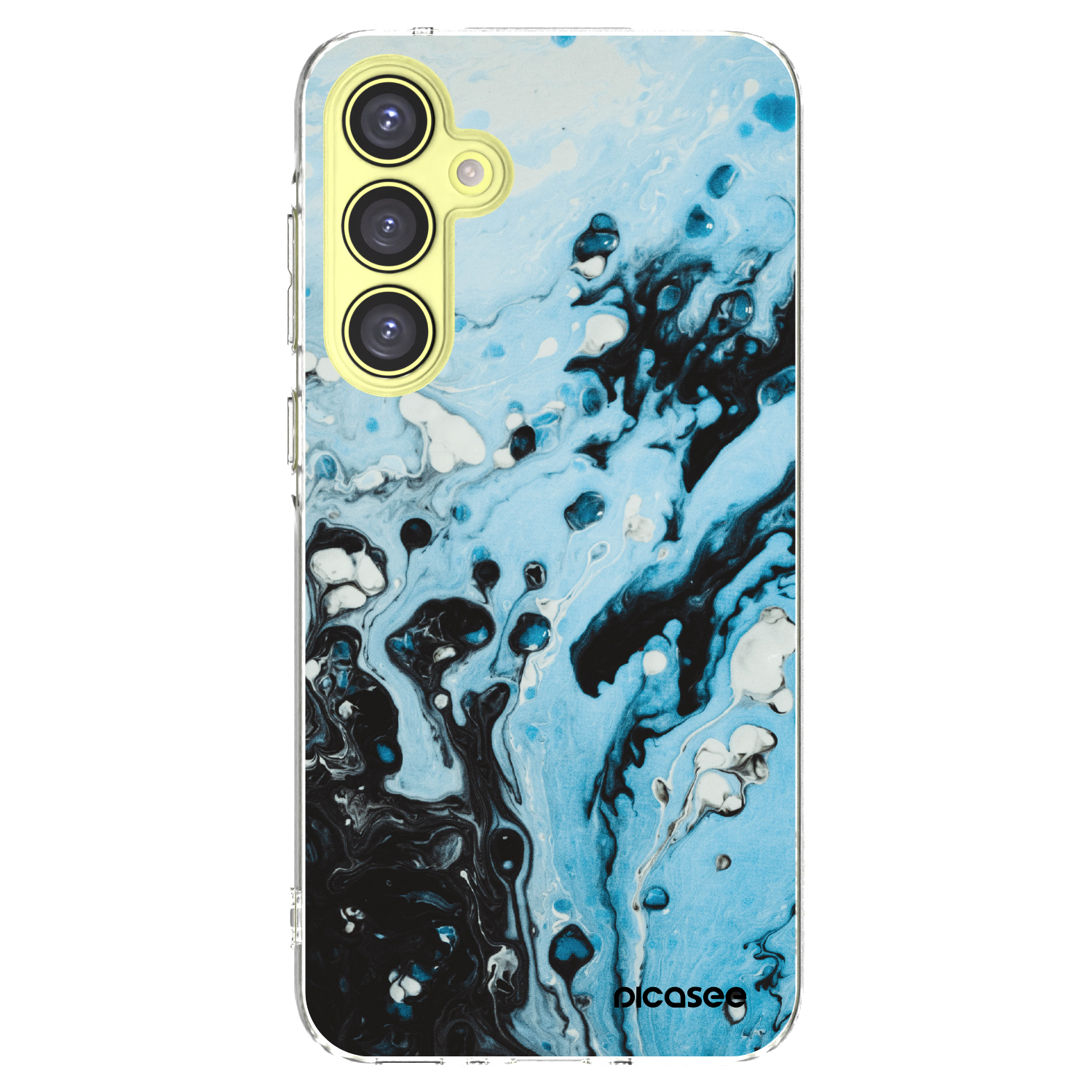 Picasee silikónový prehľadný obal pre Samsung Galaxy A35 5G A356B - Organic blue