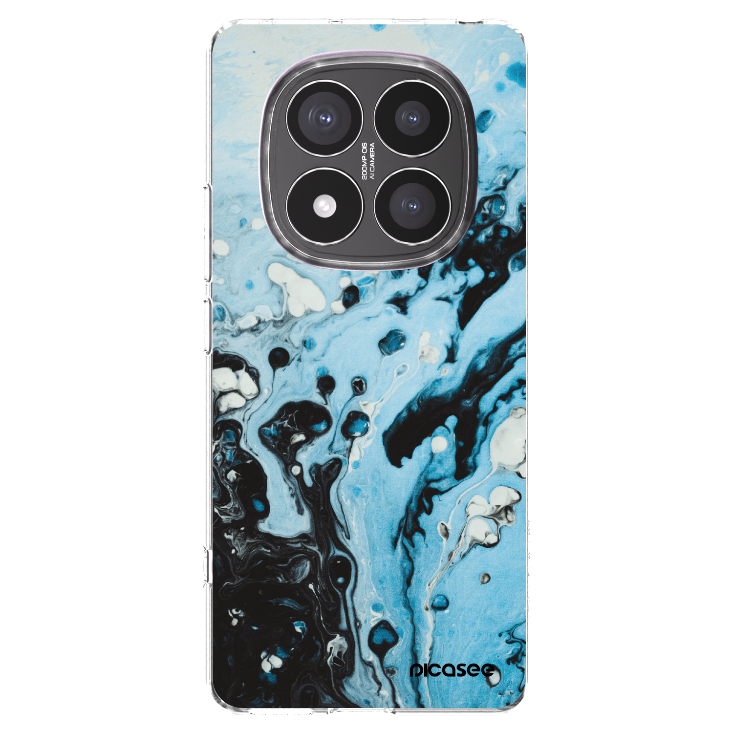 Silikónový prehľadný obal pre Xiaomi Redmi Note 14 Pro+ 5G - Organic blue