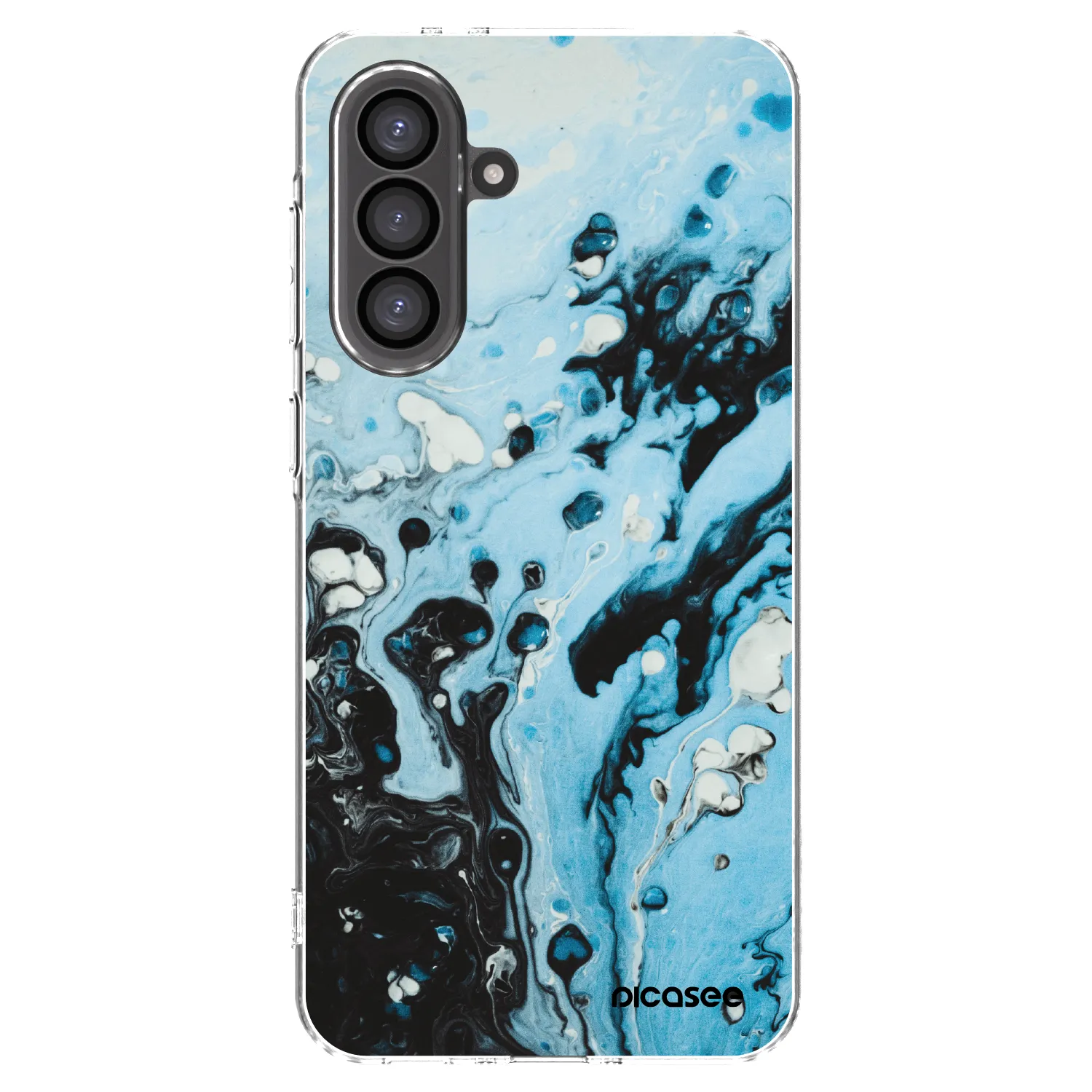 Picasee silikónový prehľadný obal pre Samsung Galaxy A56 5G A566B - Organic blue