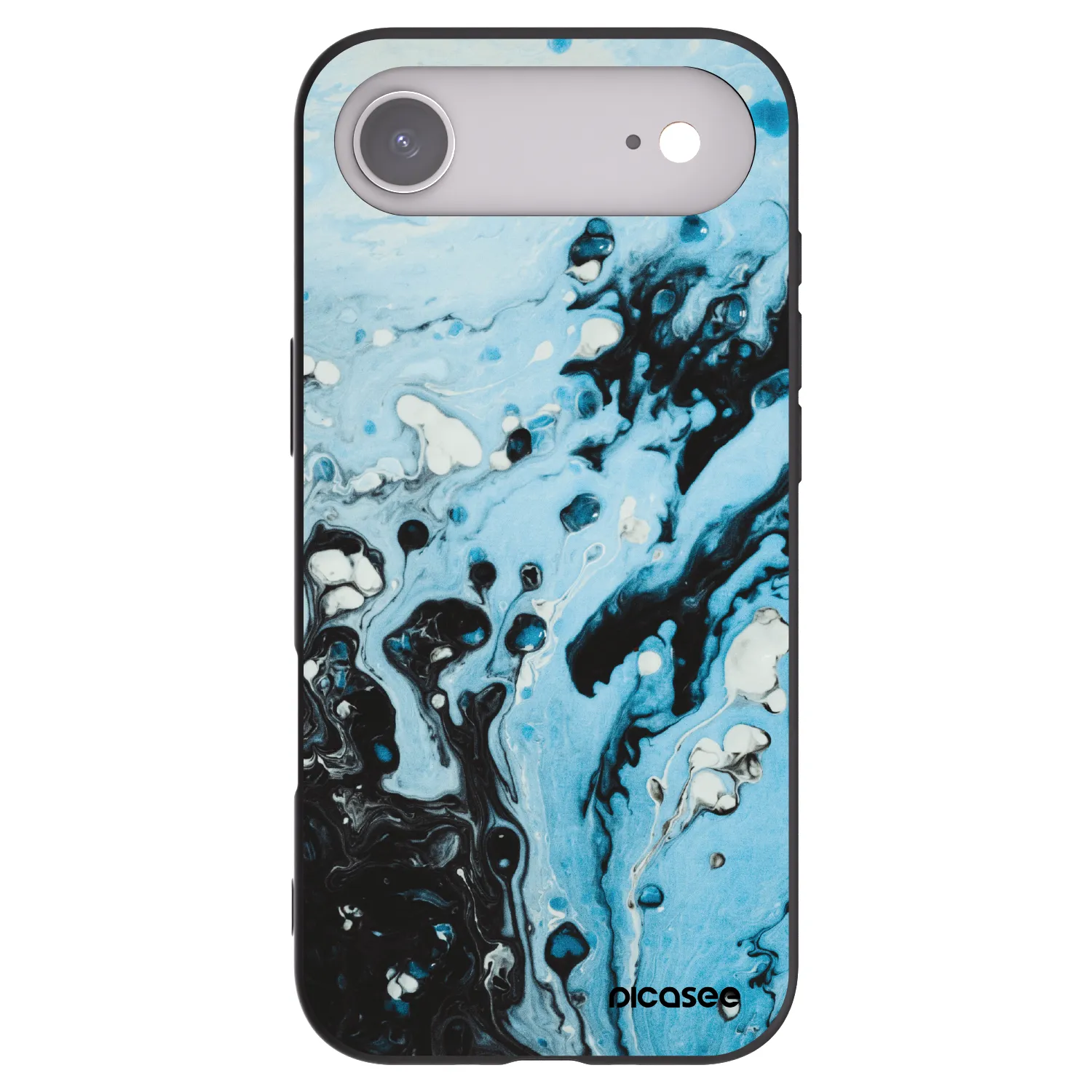 Picasee silikónový čierny obal pre Apple iPhone Air - Organic blue
