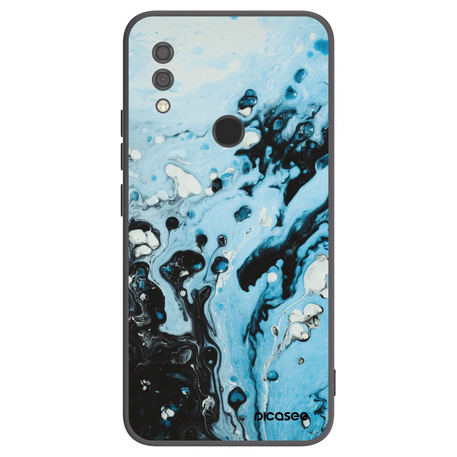 Picasee silikónový čierny obal pre Xiaomi Redmi 7 - Organic blue