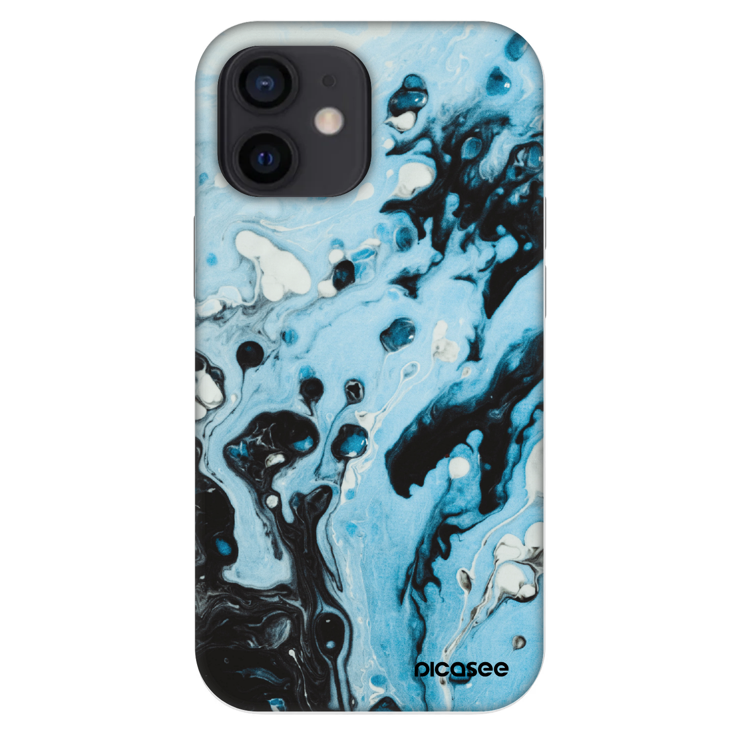 Picasee Fashion Case pre Apple iPhone 12 mini - Organic blue