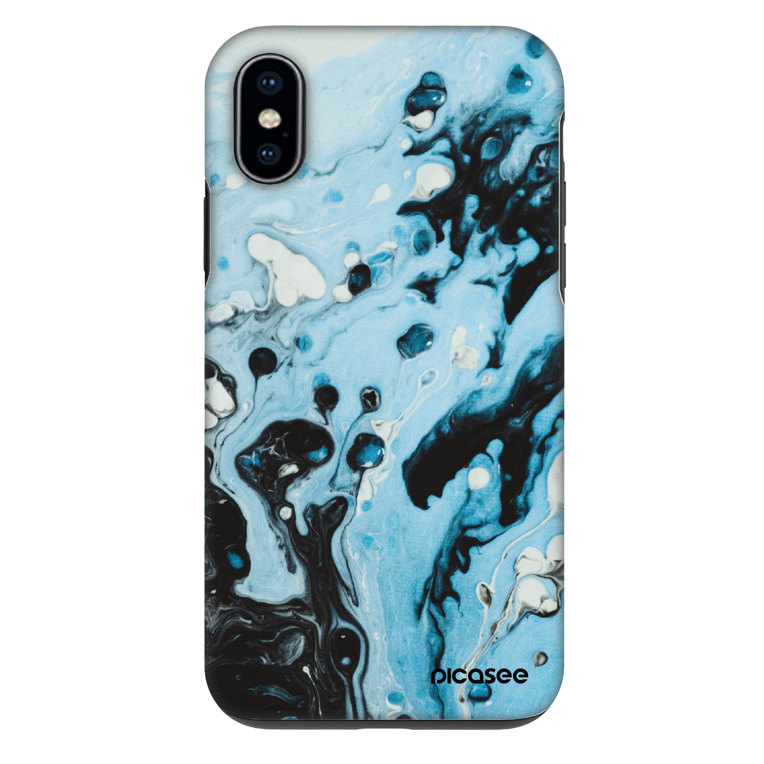 Picasee Fashion Case pre Apple iPhone X/XS - Organic blue