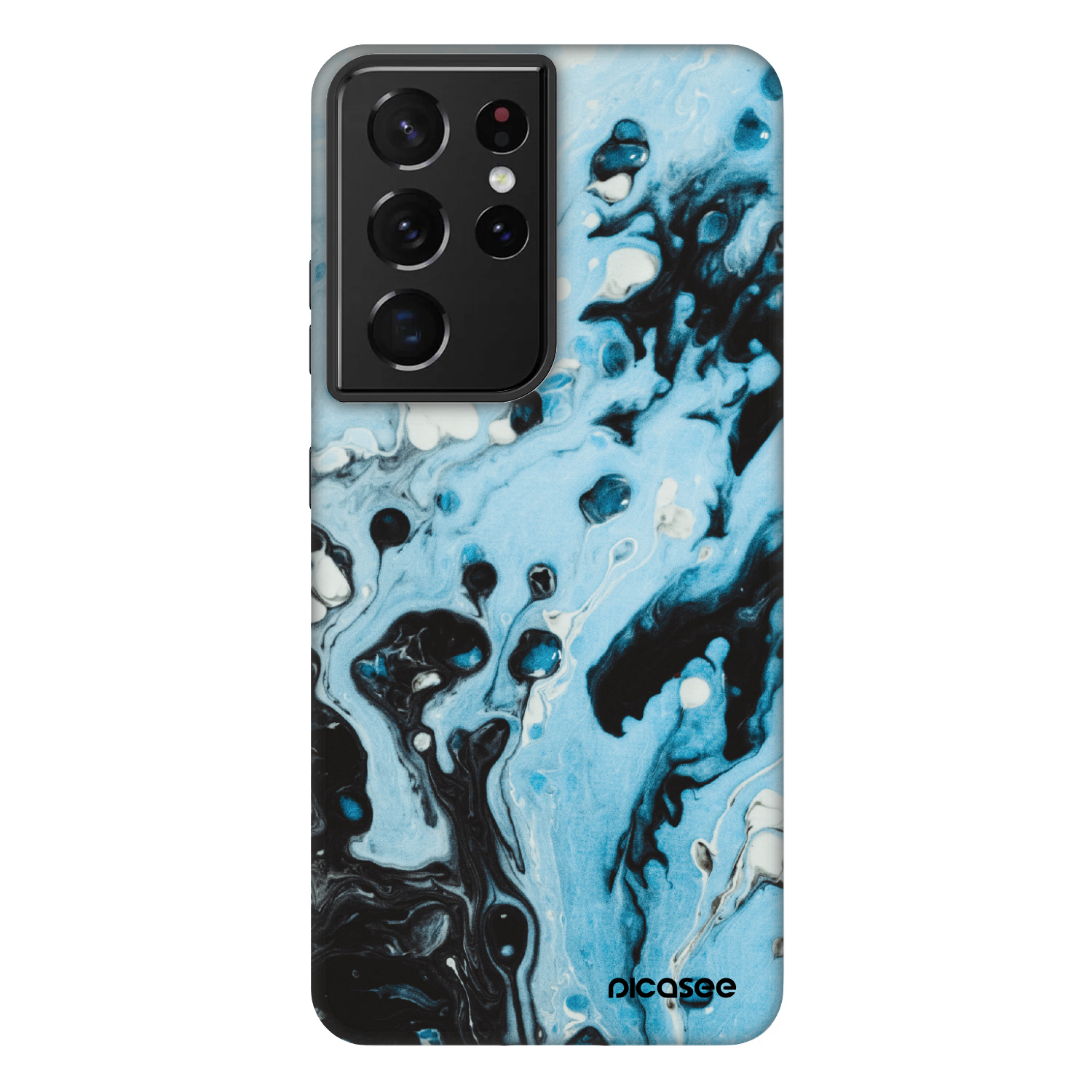 Picasee Fashion Case pre Samsung Galaxy S21 Ultra 5G G998B - Organic blue