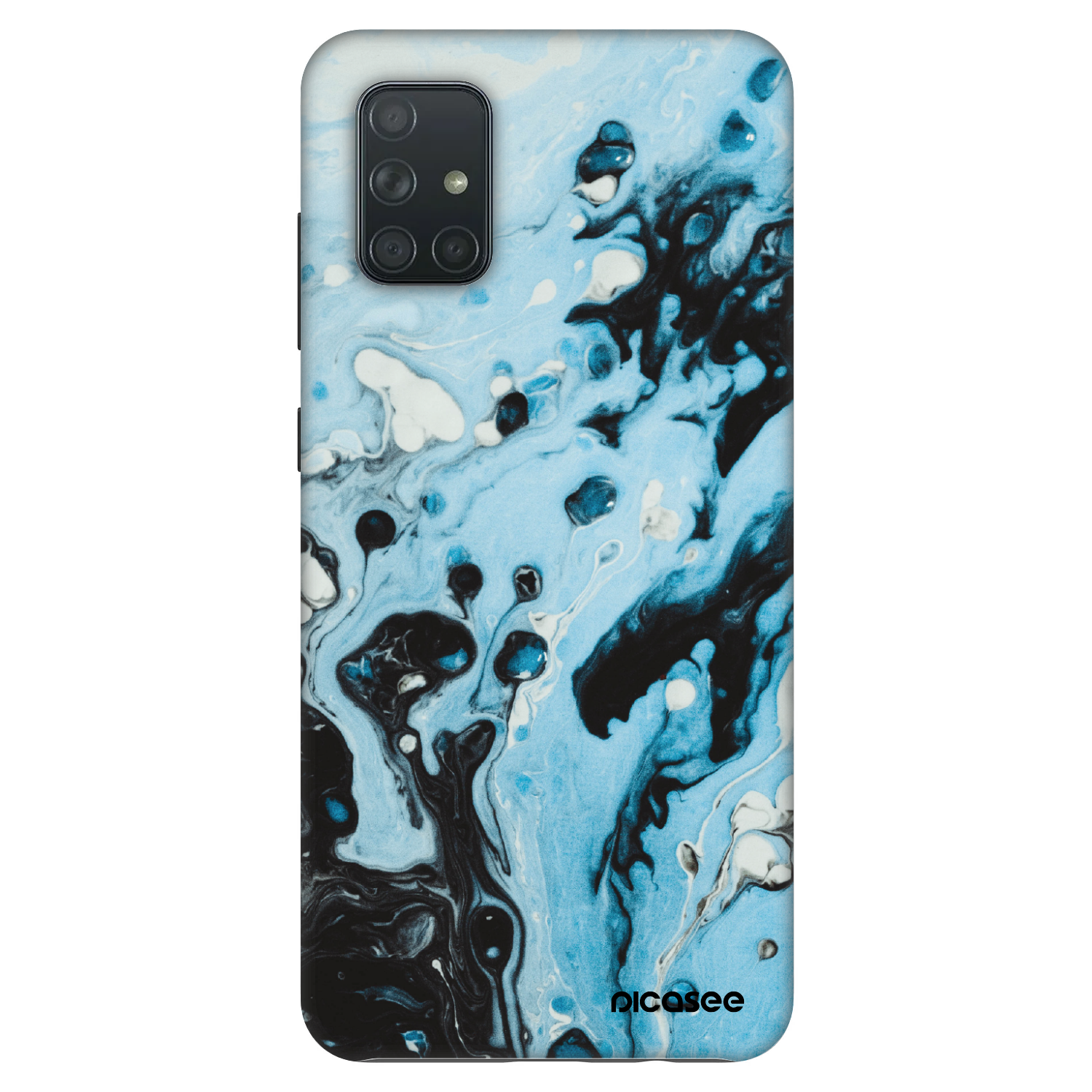 Picasee Fashion Case pre Samsung Galaxy A71 A715F - Organic blue