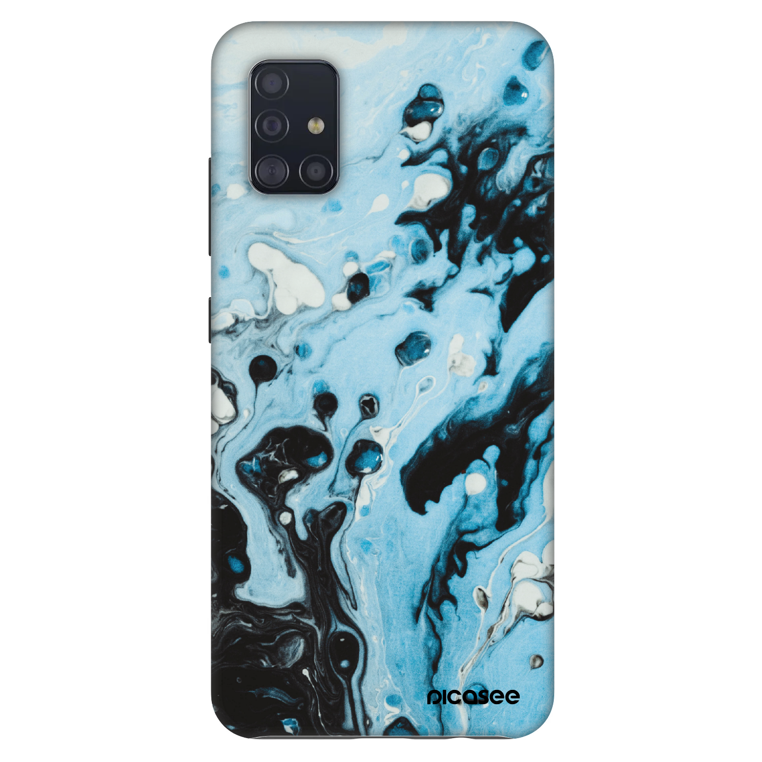 Picasee Fashion Case pre Samsung Galaxy A51 A515F - Organic blue
