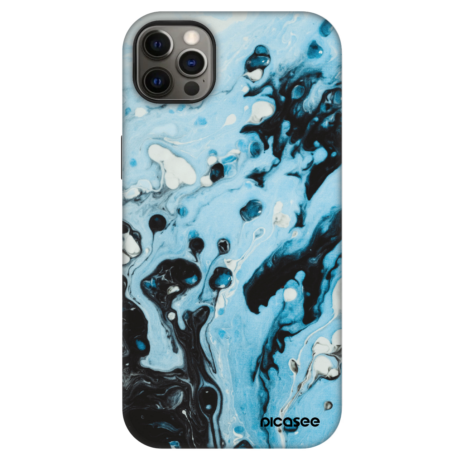 Picasee Fashion Case MagSafe pre Apple iPhone 12 Pro Max - Organic blue