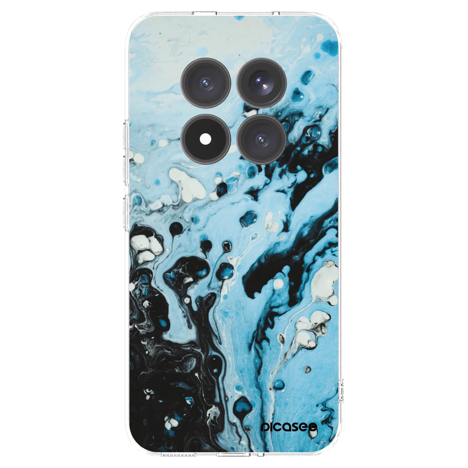 Silikónový prehľadný obal pre Xiaomi Redmi Note 15 Pro+ - Organic blue