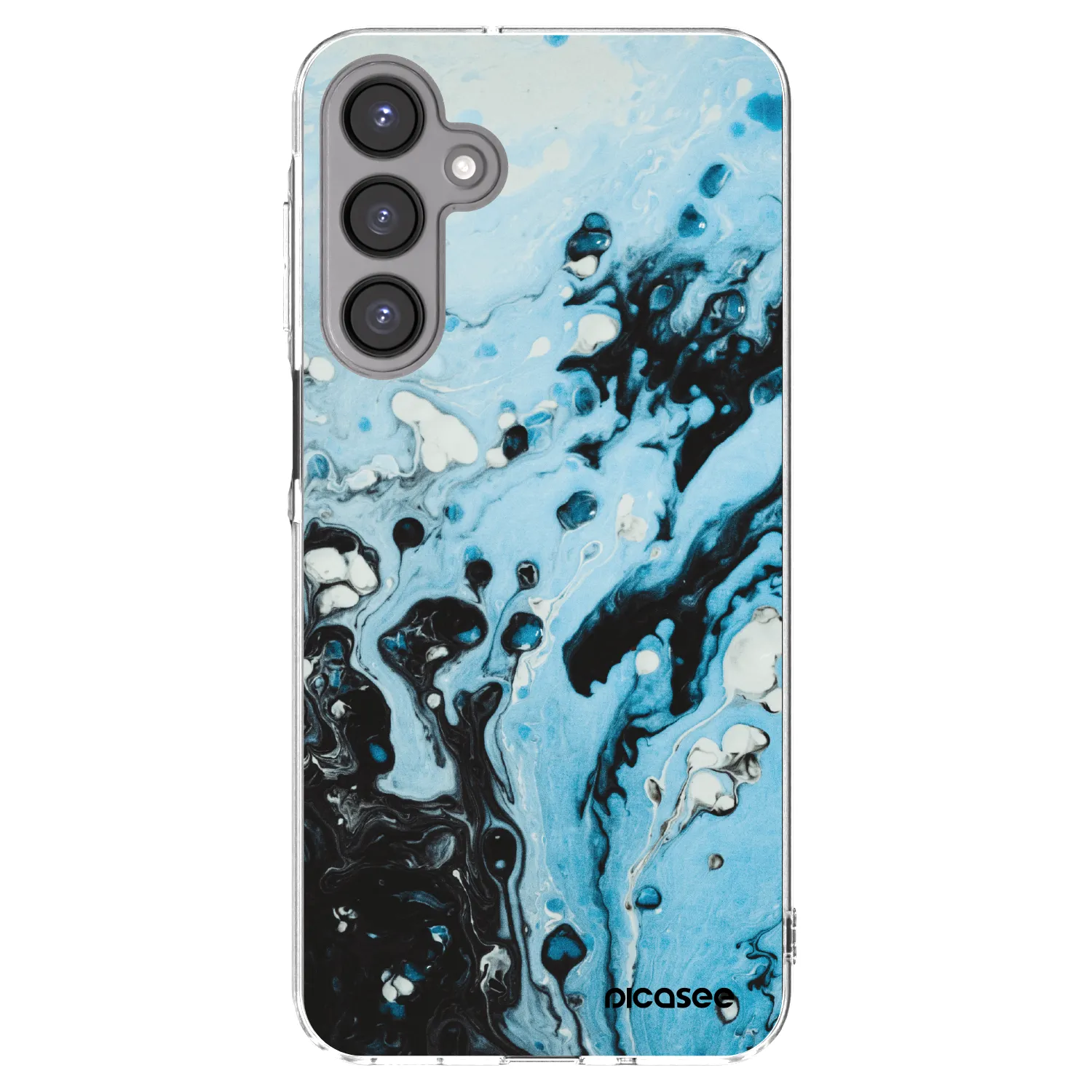 Picasee silikónový prehľadný obal pre Samsung Galaxy A16 4G - Organic blue