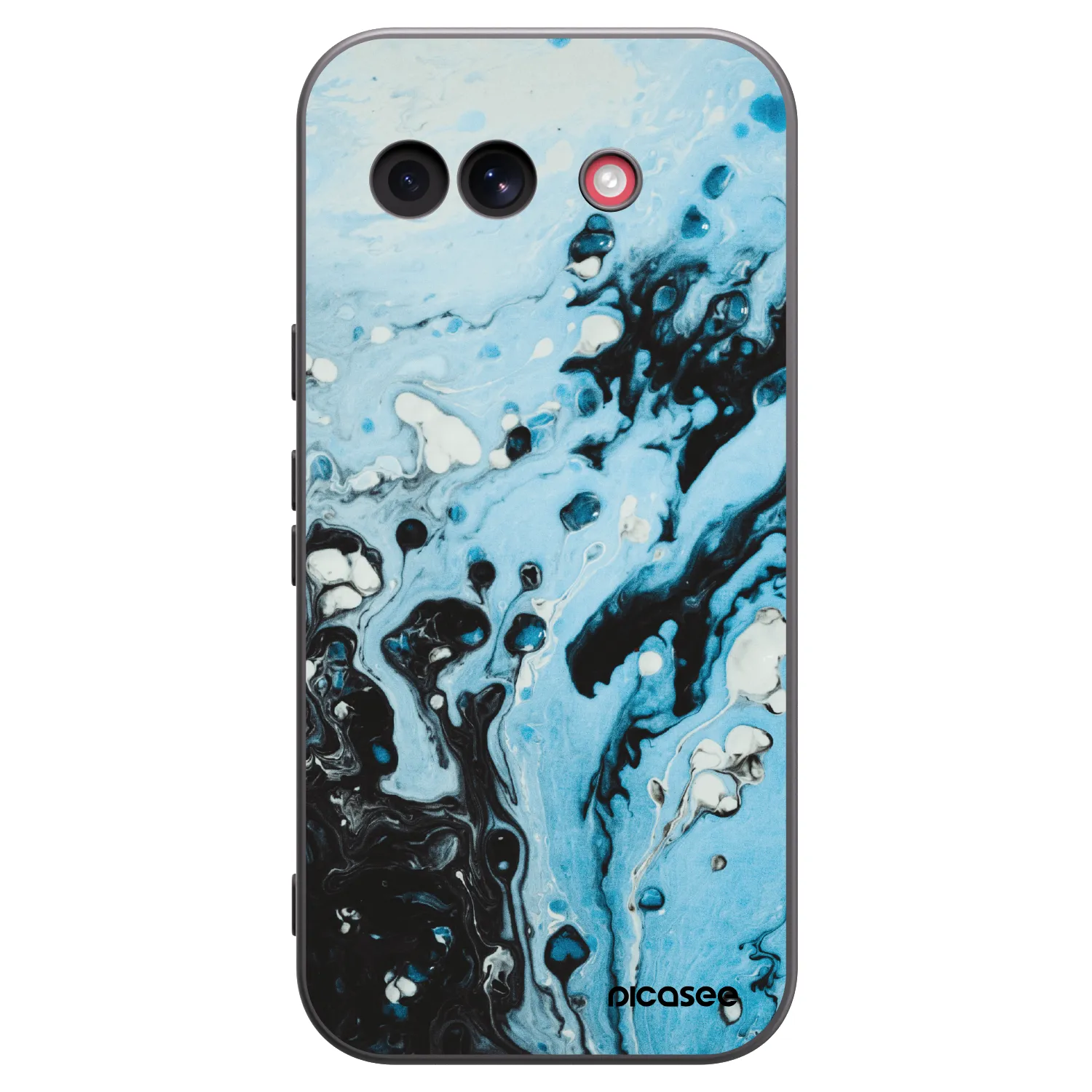 Picasee silikónový čierny obal pre Google Pixel 10a - Organic blue