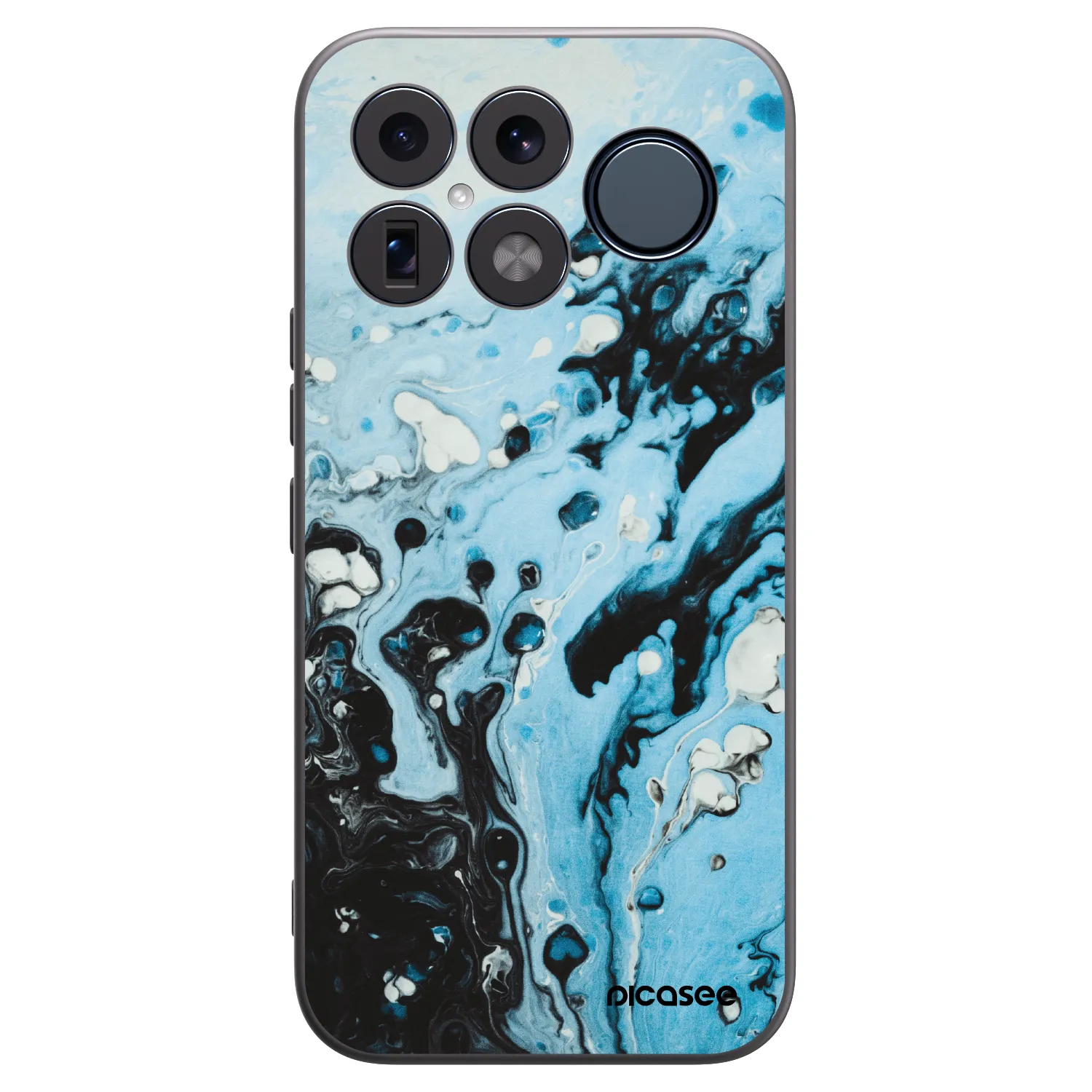 Picasee silikónový čierny obal pre Xiaomi Poco F8 Ultra - Organic blue