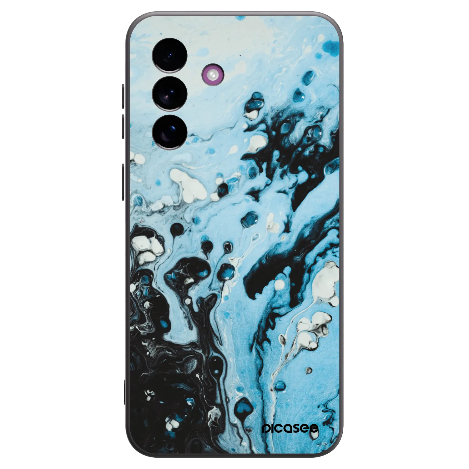 Picasee silikónový čierny obal pre Samsung Galaxy A37 - Organic blue
