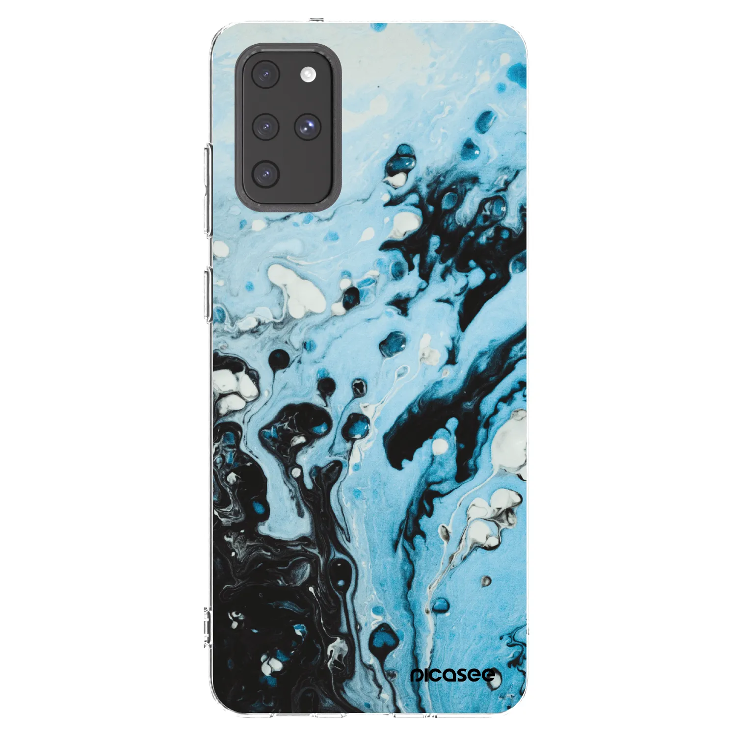 Picasee silikónový prehľadný obal pre Samsung Galaxy S20+ G985F - Organic blue