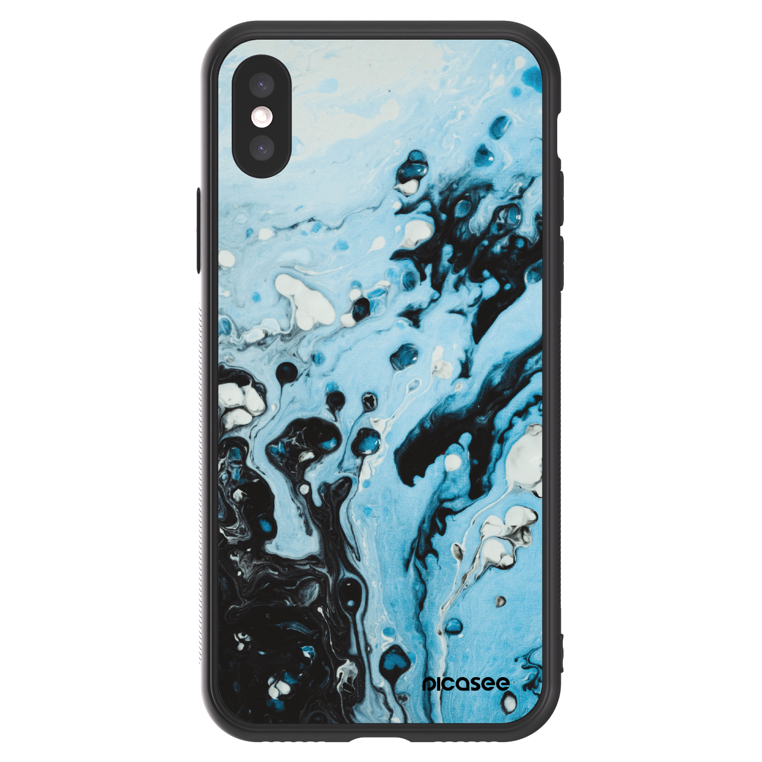 Picasee ULTIMATE CASE pro Apple iPhone X/XS - Organic blue