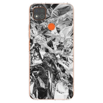 Picasee silikónový prehľadný obal pre Xiaomi Redmi 9C - Chrome