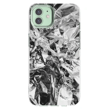 Picasee silikónový prehľadný obal pre Apple iPhone 12 - Chrome