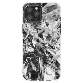 Picasee silikónový prehľadný obal pre Apple iPhone 12 Pro Max - Chrome