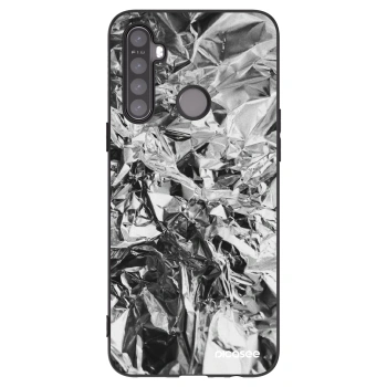 Picasee silikónový čierny obal pre Realme 5 - Chrome