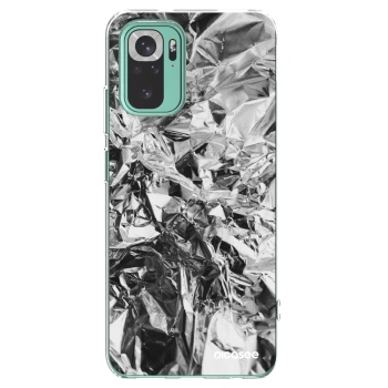 Picasee silikónový prehľadný obal pre Xiaomi Redmi Note 10 Pro - Chrome